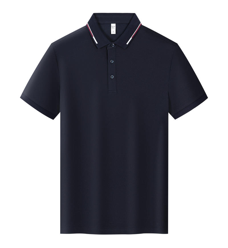 507#索罗纳-棉珠花 220克40S 丈青 Polo 衫定制
